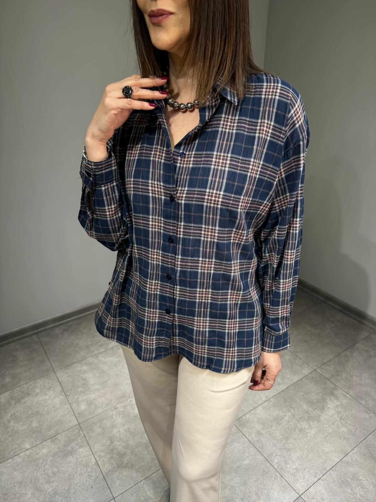 Pamuklu Ekose Gömlek 3085