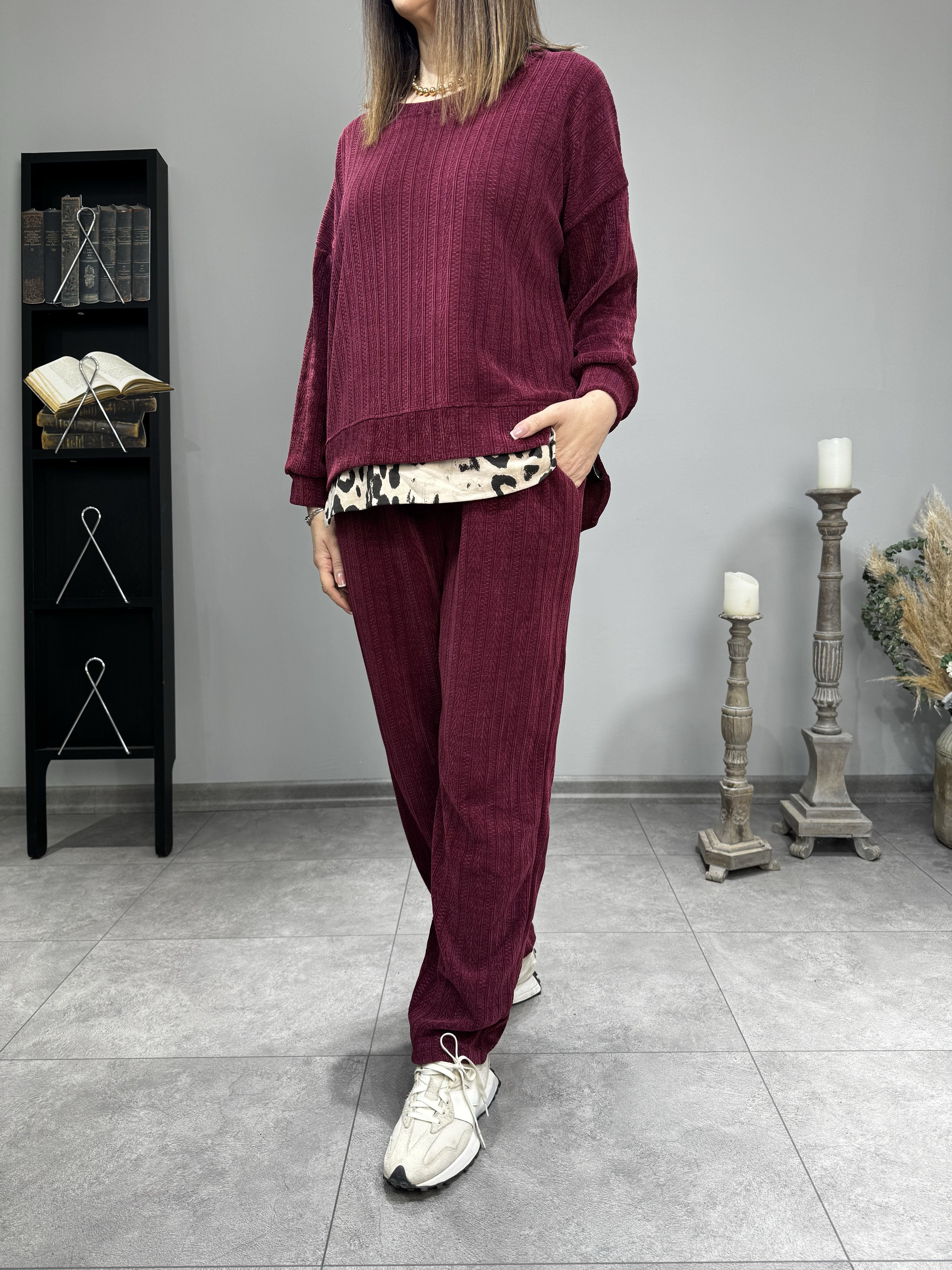 İthal Kadife Takım 2705