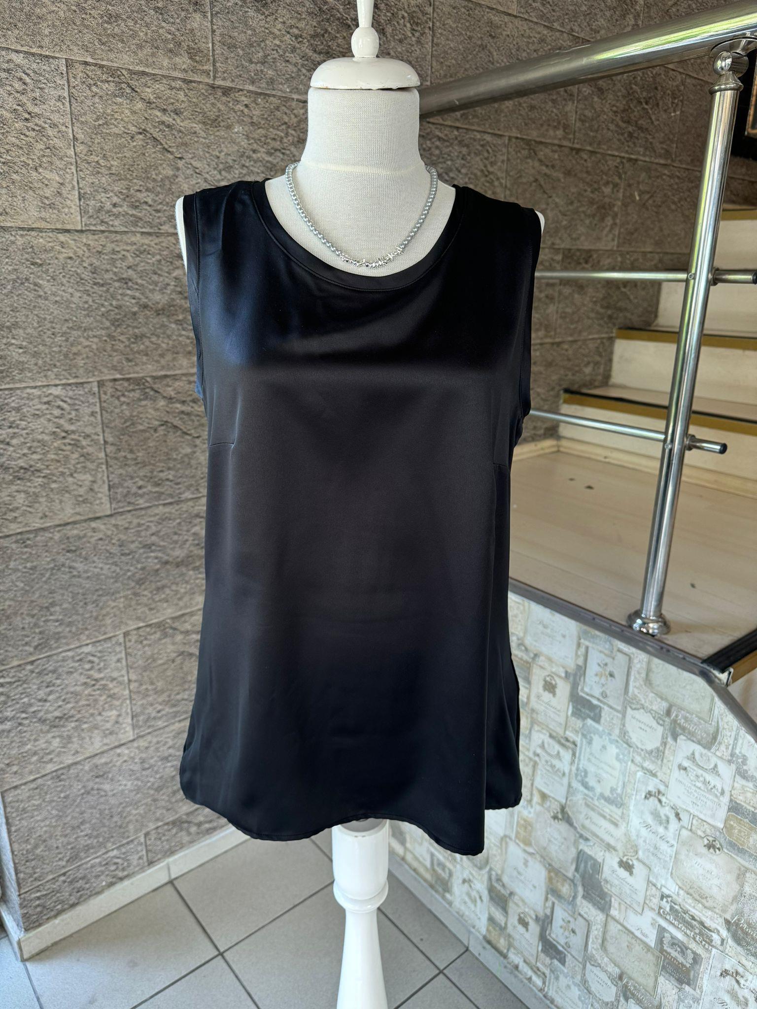 Kolsuz Saten Bluz 1122
