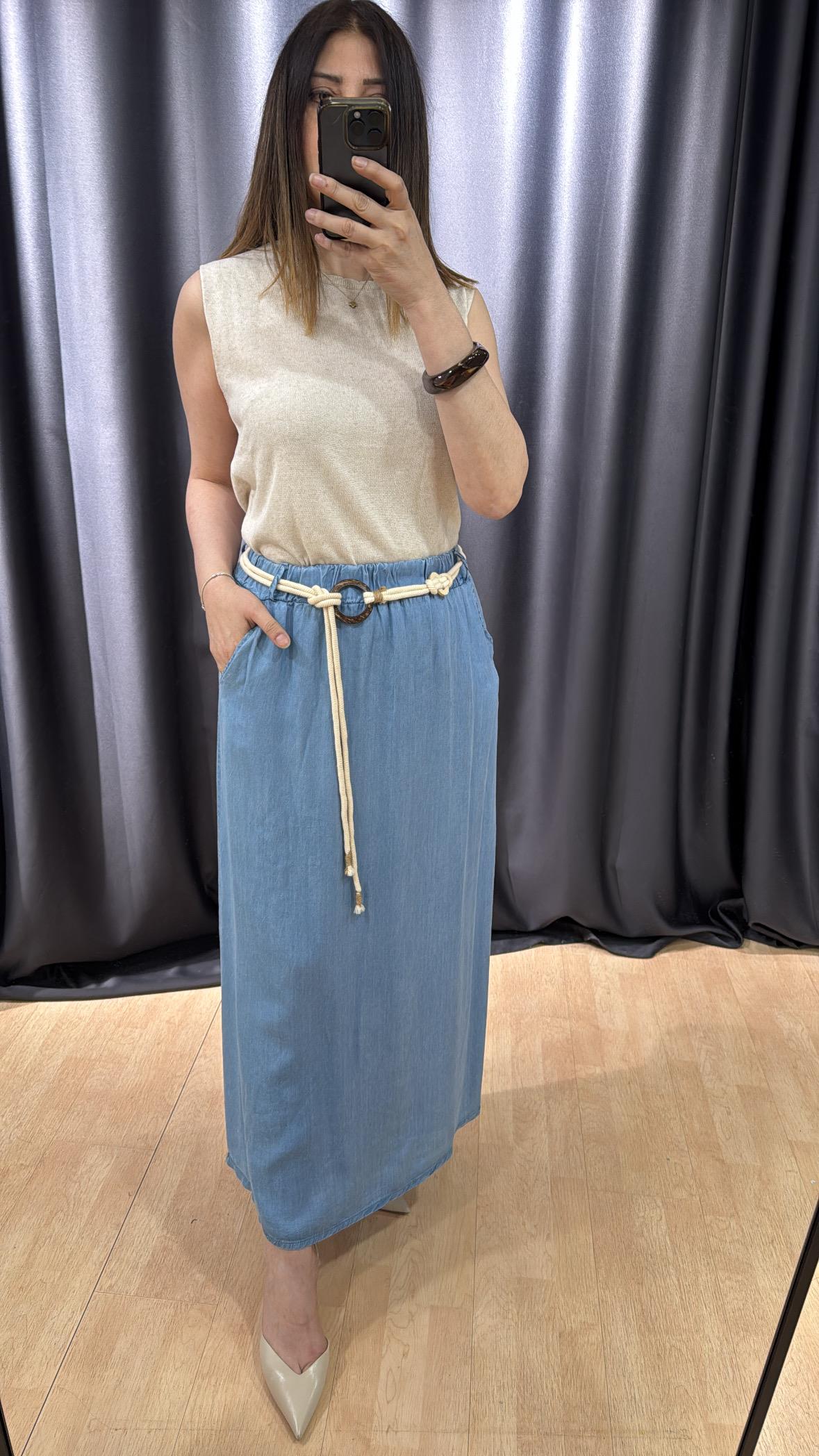 Tencel İthal Etek 4423