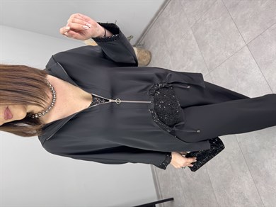 Kupra Saten Tasarım Ceket 3295