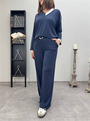Lacoste Kumaş Palazzo Pantolon 3825