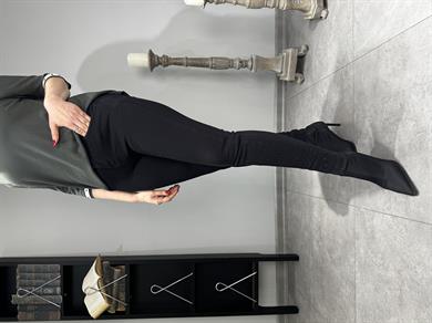 Paçası Serpme Taş Detaylı Skinny Jean 3025