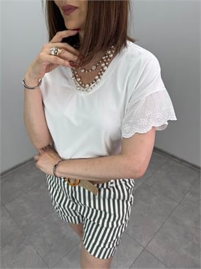 İthal Pamuklu Bluz 3797