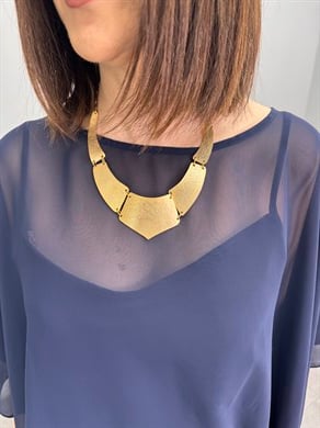 İthal Gold Döküm Kolye 3366