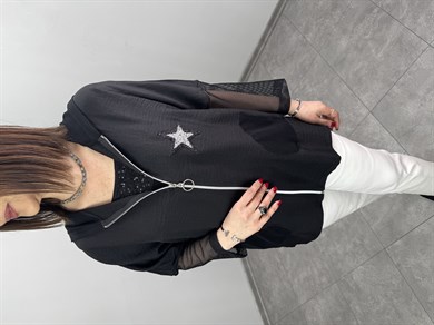 Kolları File Ceket 3337