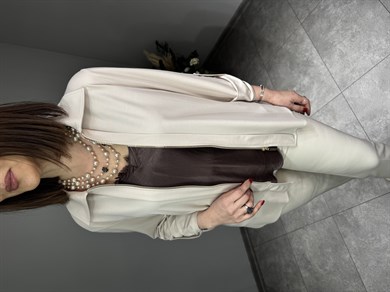 Modal Tasarım Gömlek Ceket 3268