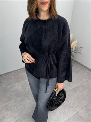 Kruvaze Angora Hırka Ceket 3995