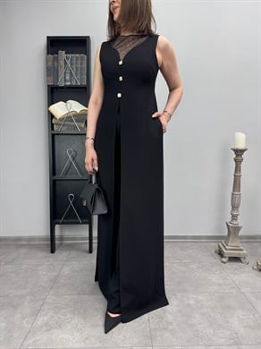 Krep Tasarım Abiye Tulum 3533