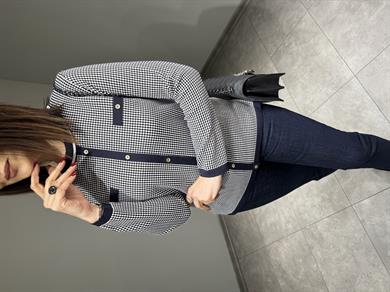 Likralı Örme Triko Bluz 3078