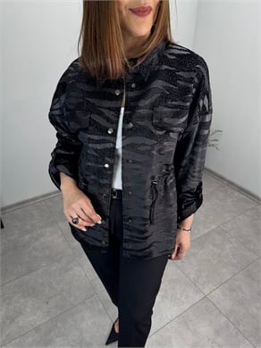 Kadife Desenli Ceket 3958