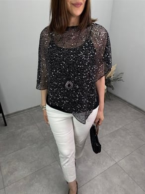 Şal Tasarım Bluz 3582
