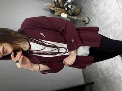 İçi Bluzlu İkili Krep Takım 3031