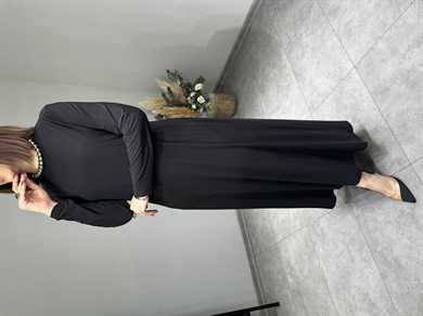 Sandy Uzun Elbise 3248