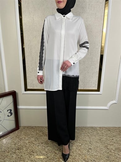 Dantelli Gömlek 2508