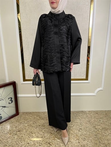 Organze Dantel Ceket 3296