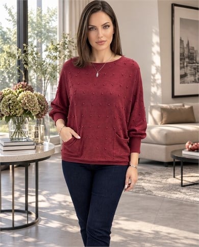 Ponpon Örgülü Pamuklu Triko 3944