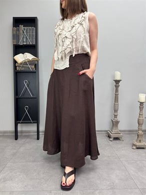 İthal Keten Etek 3735