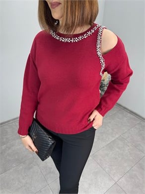 Omuz Detaylı Yumoş Triko 4126