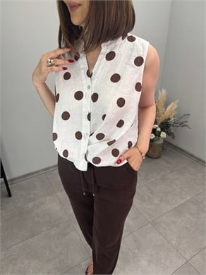 İthal Keten Bluz 3776