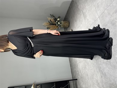 Şifon Abiye Elbise 3241