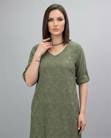 Pamuklu Yazlık Elbise 3513