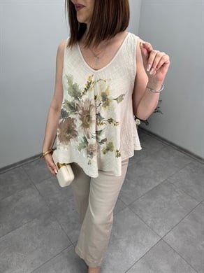 Pamuklu İthal Bluz 3698