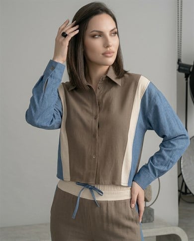 Kot Garnili Tencel Takım 3506