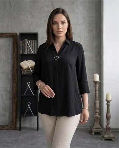 Polo Yaka Bluz 3855
