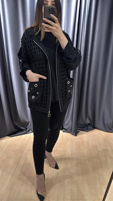 File Detaylı Tasarım Ceket 6501