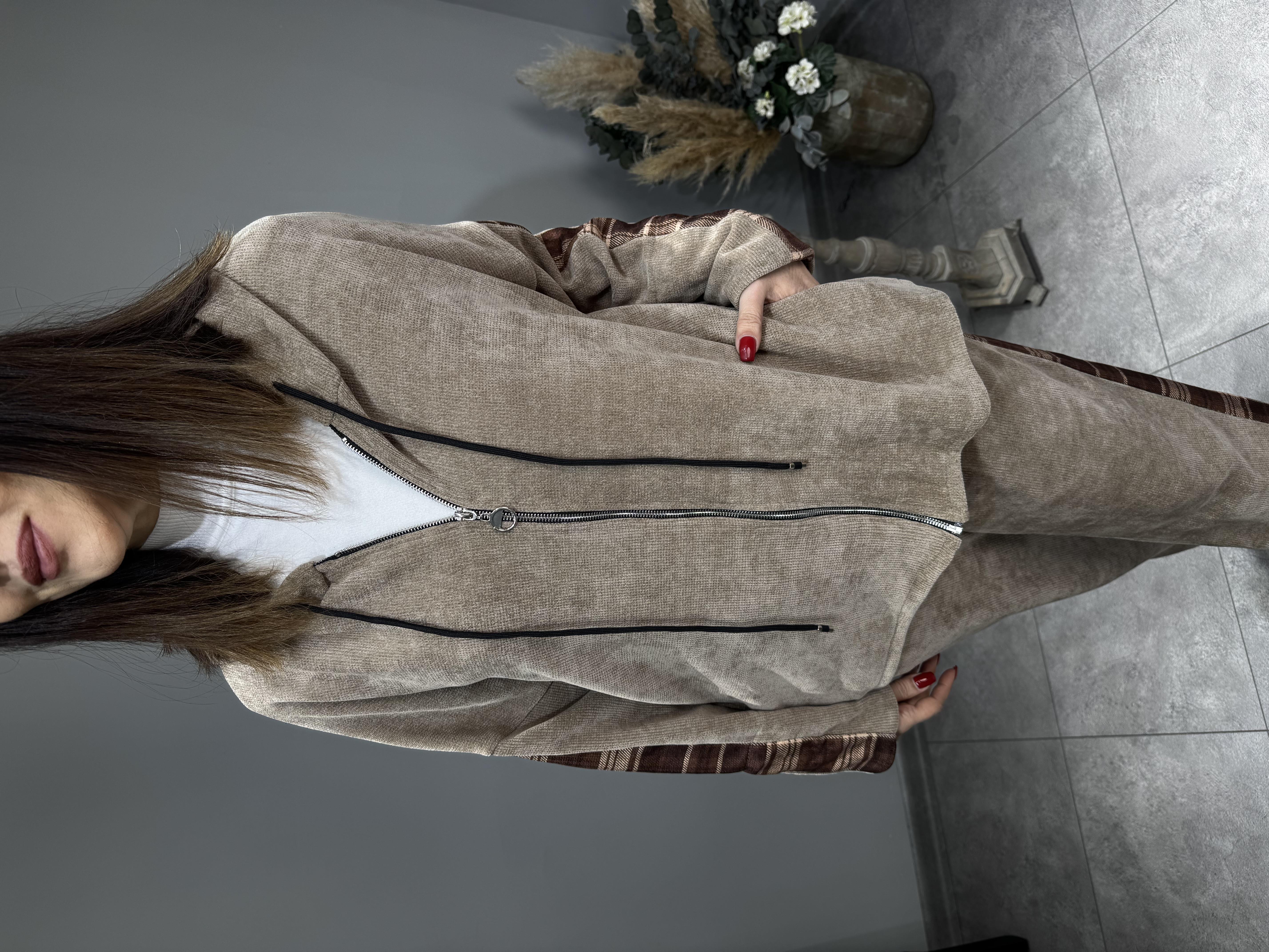 Oduncu Desen İthal Şönil Kadife Takım 2921 · 8