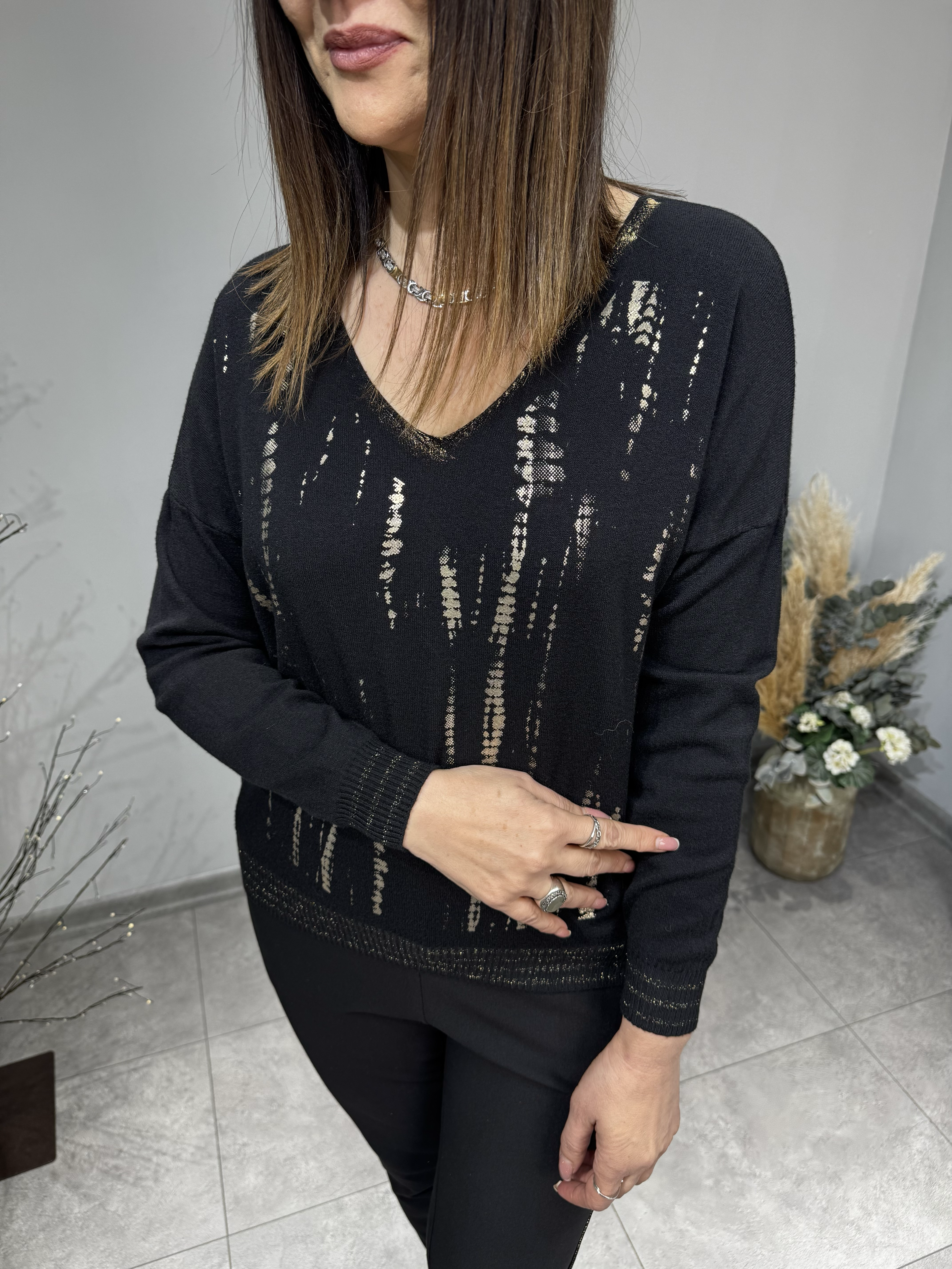 Batik Desen Yaldızlı İthal Triko 2768 · 6