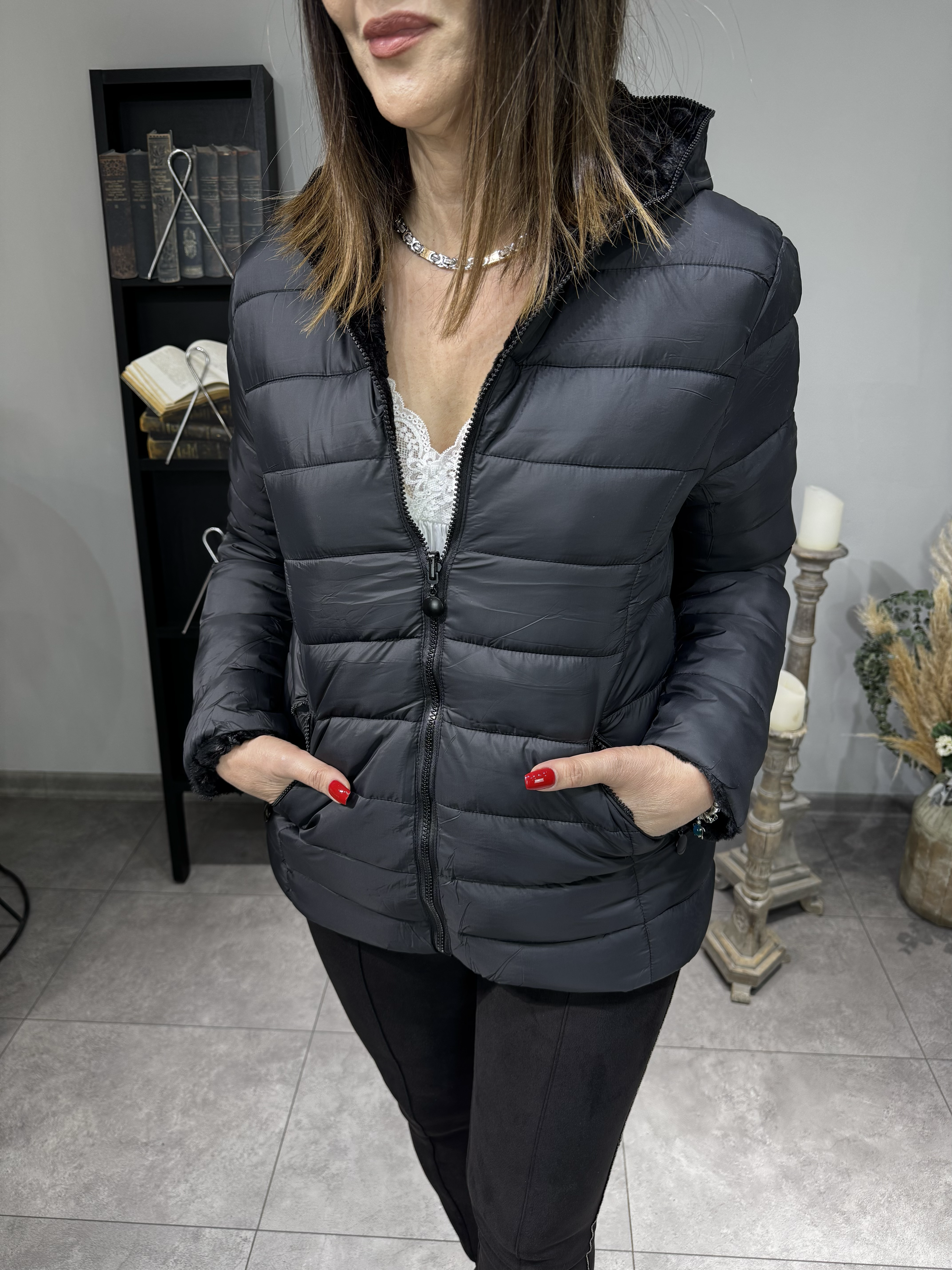 Çift Taraflı İthal Kapitone Mont 2439