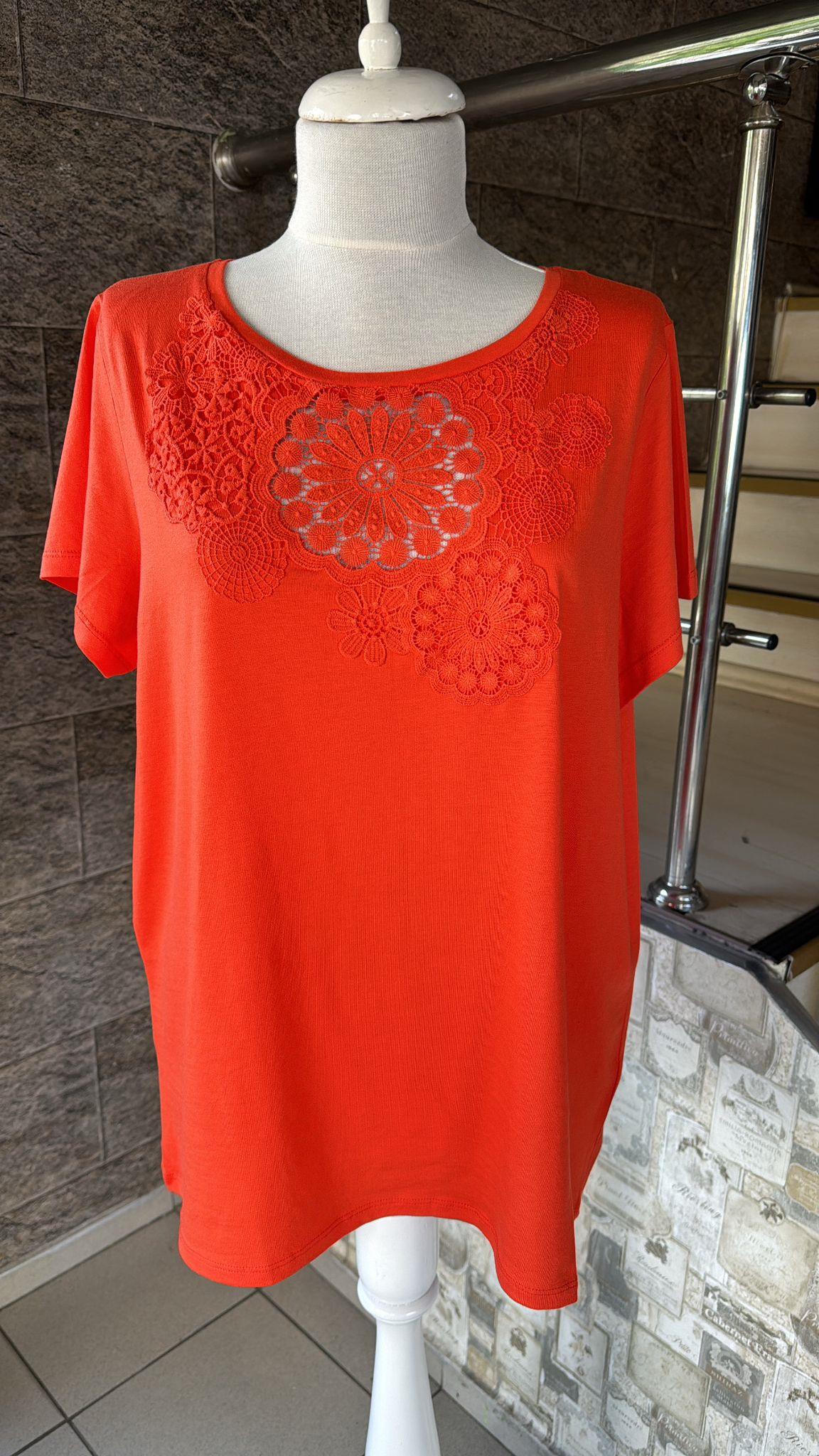 Dantel Detaylı Bluz 0144