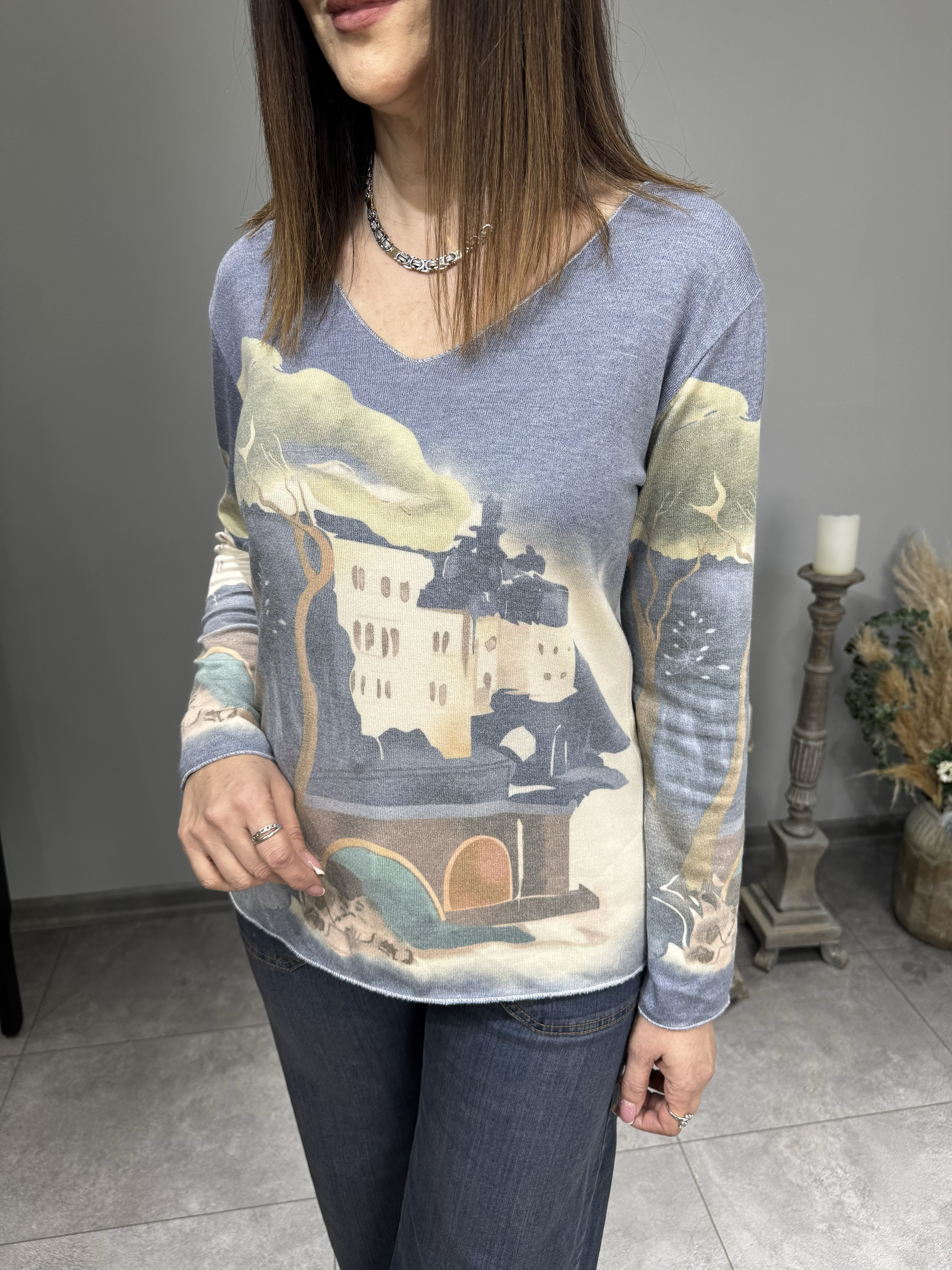 Desenli İthal Triko 2661 · 2