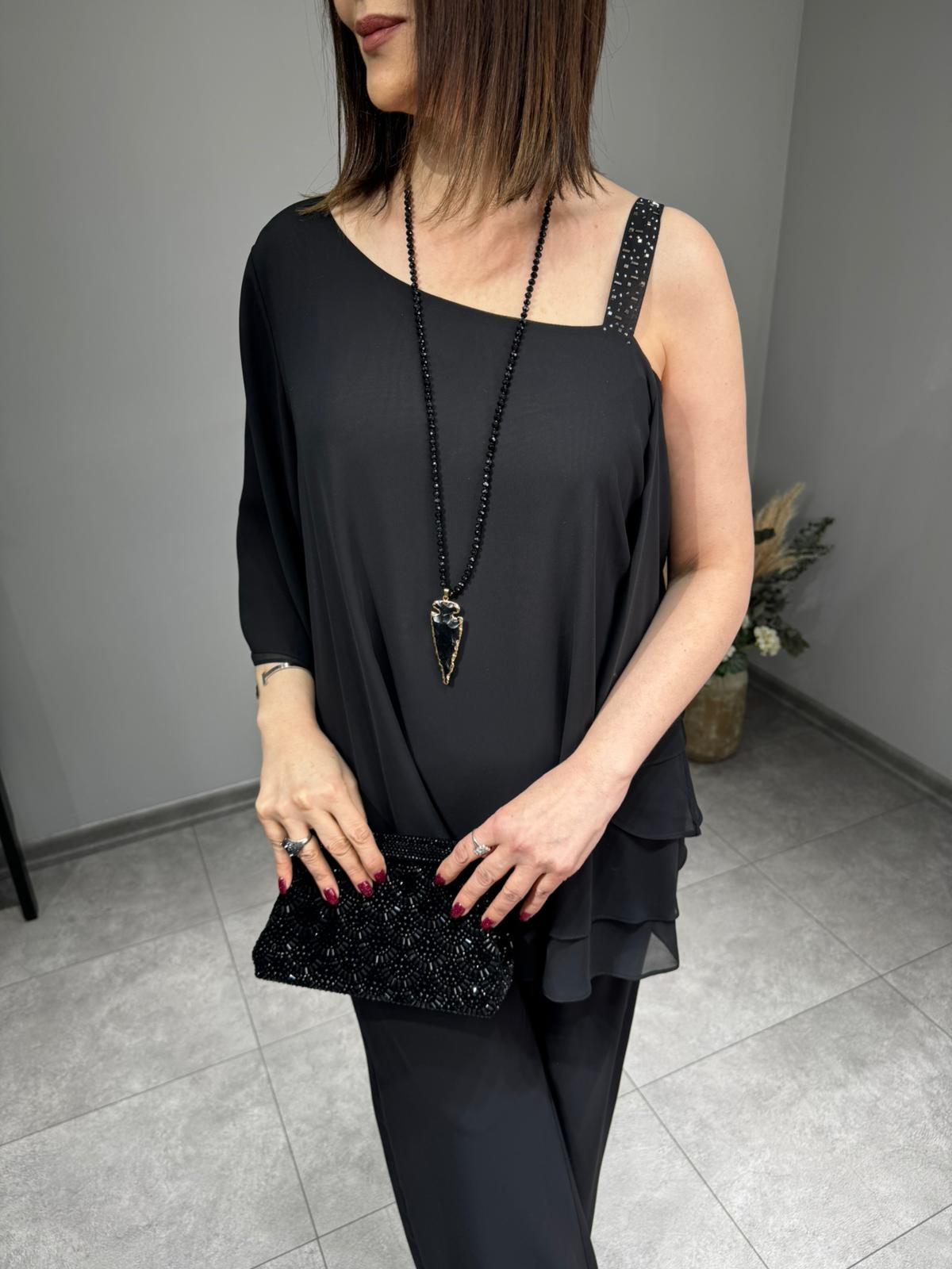 Çift Kat Tasarım Şifon Tunik 3098 · 8