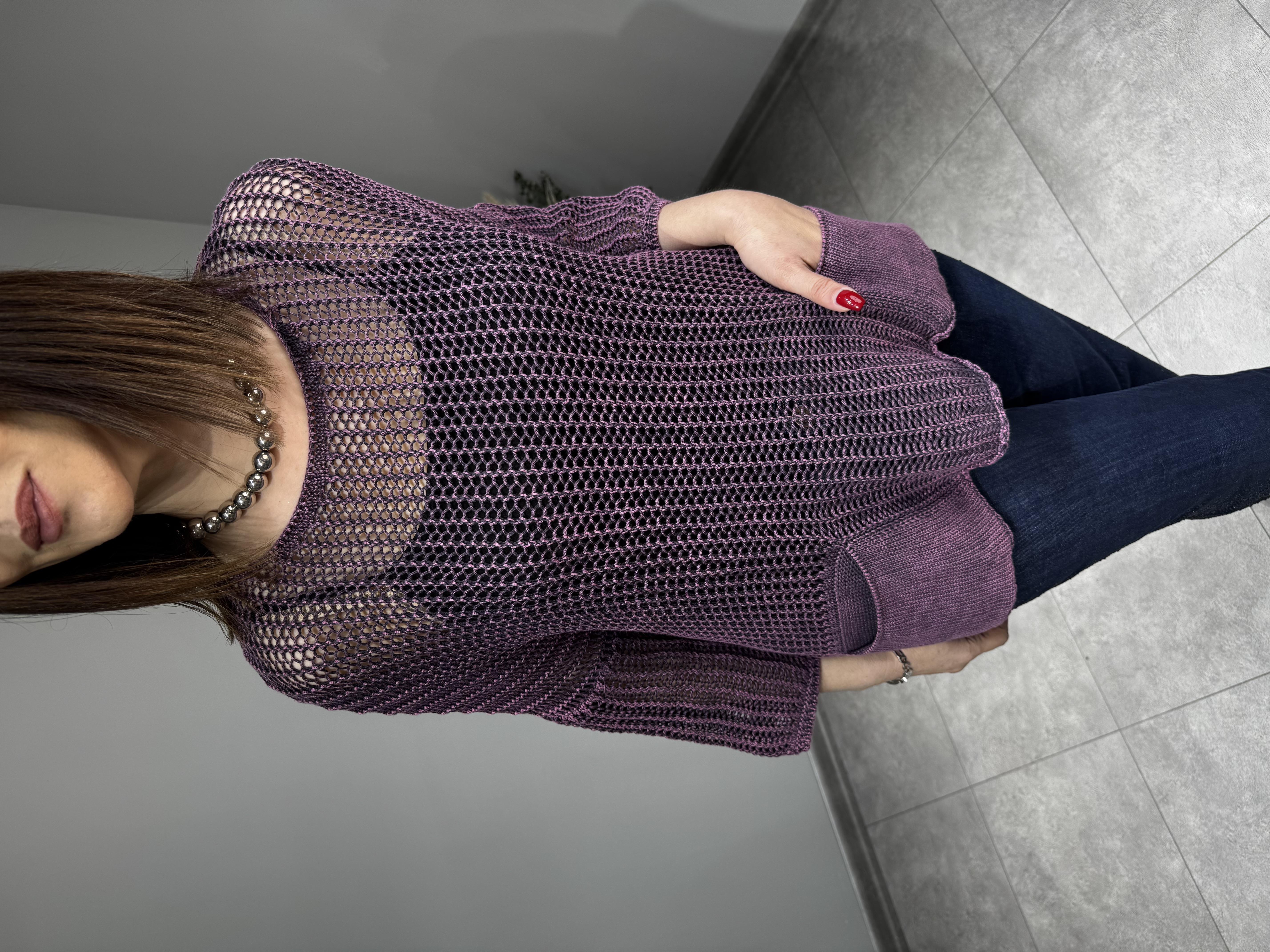 Oversize Triko File Bluz 3057 · 4