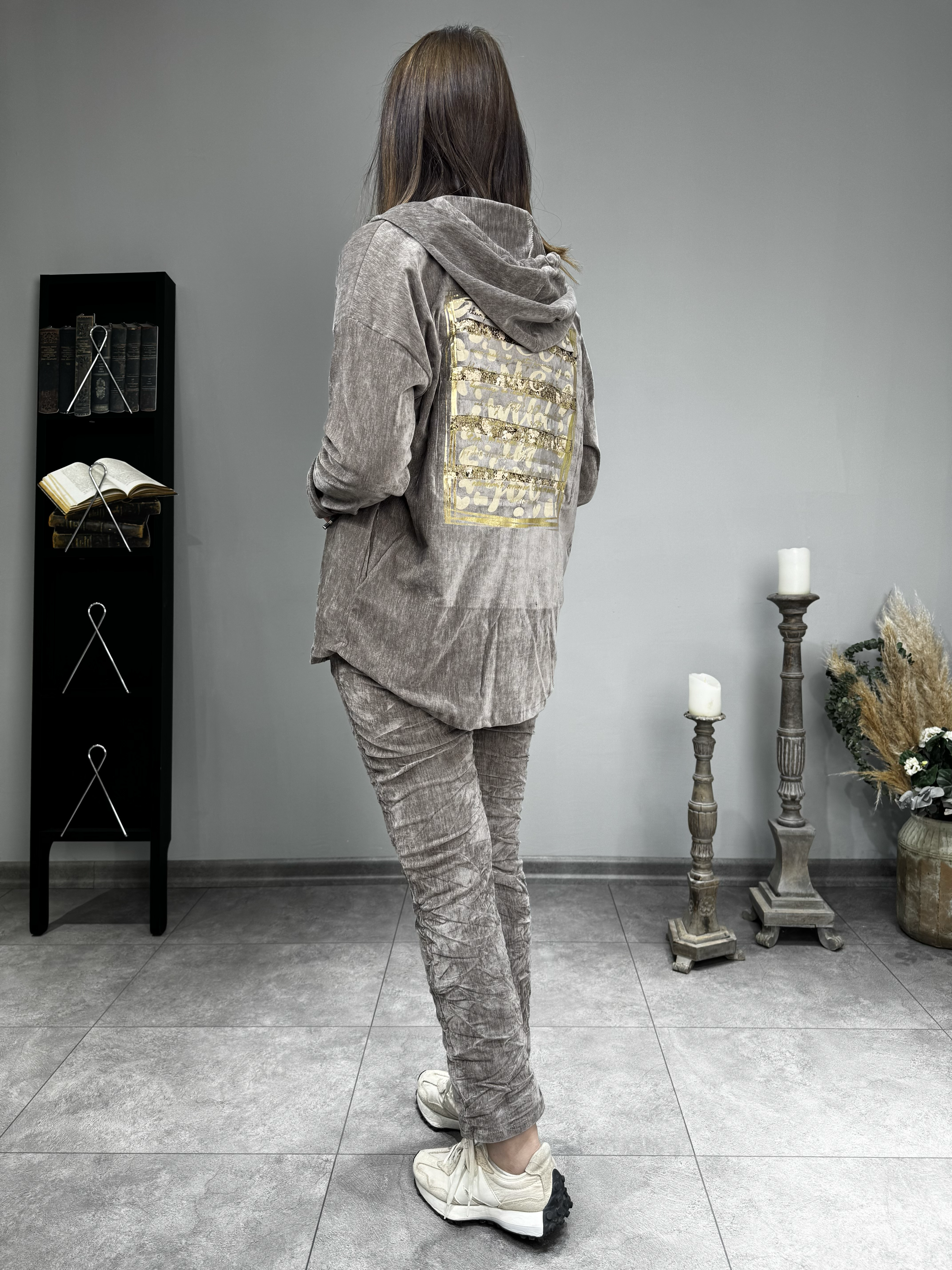 Fermuarlı İthal Kadife Ceket 2657 · 5