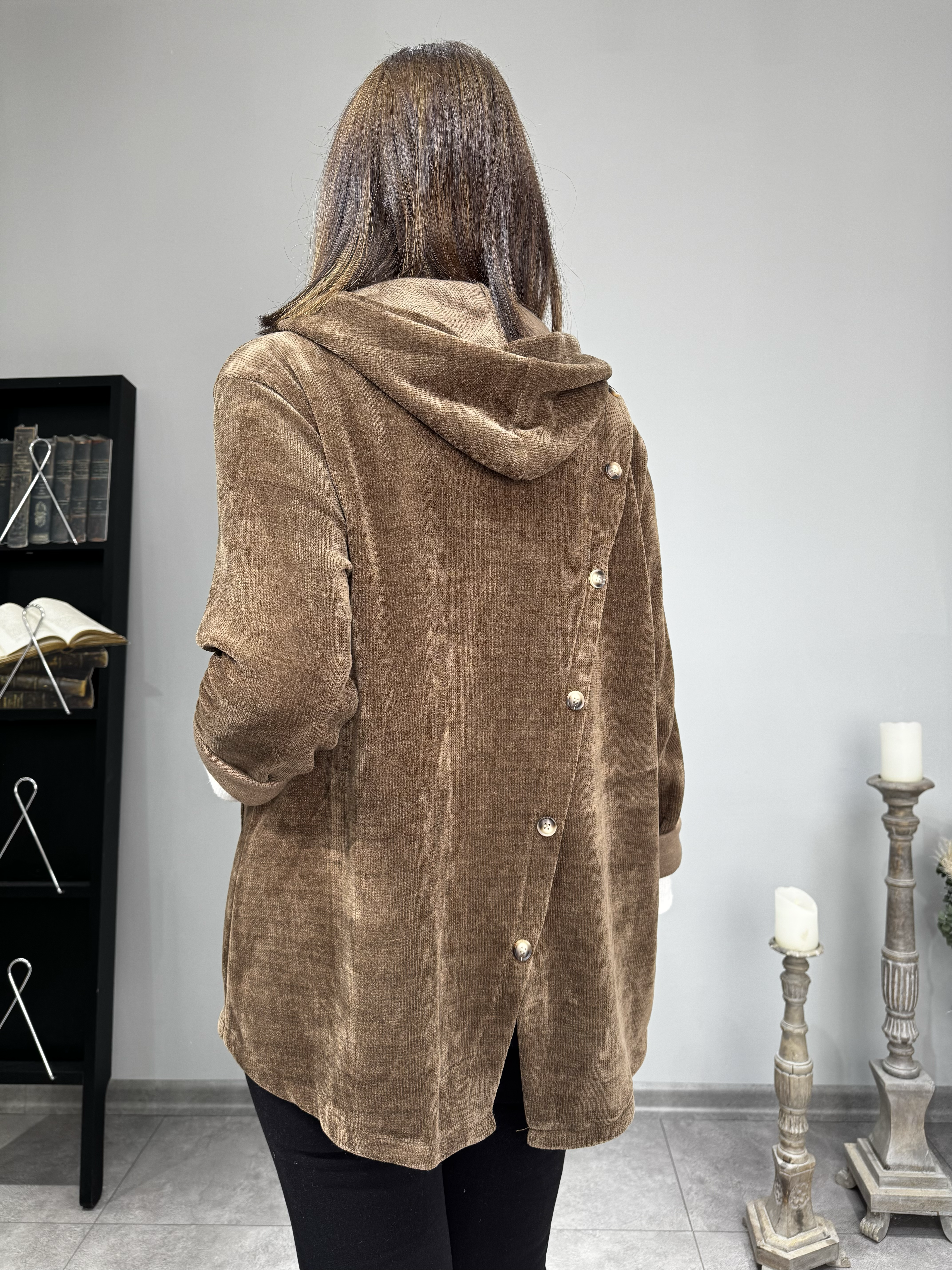 Fermuarlı İthal Kadife Ceket 2699 · 5