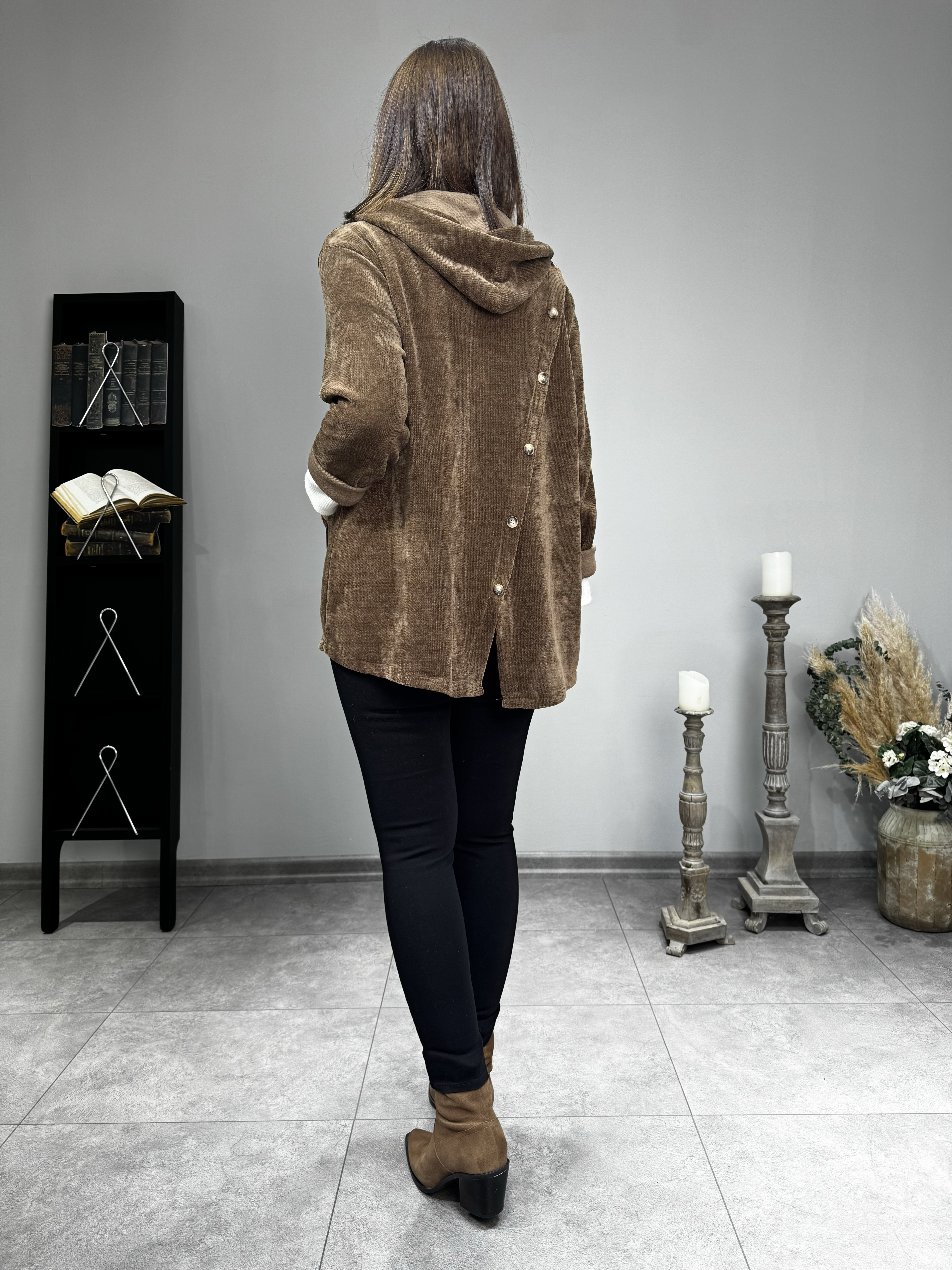 Fermuarlı İthal Kadife Ceket 2699 · 7