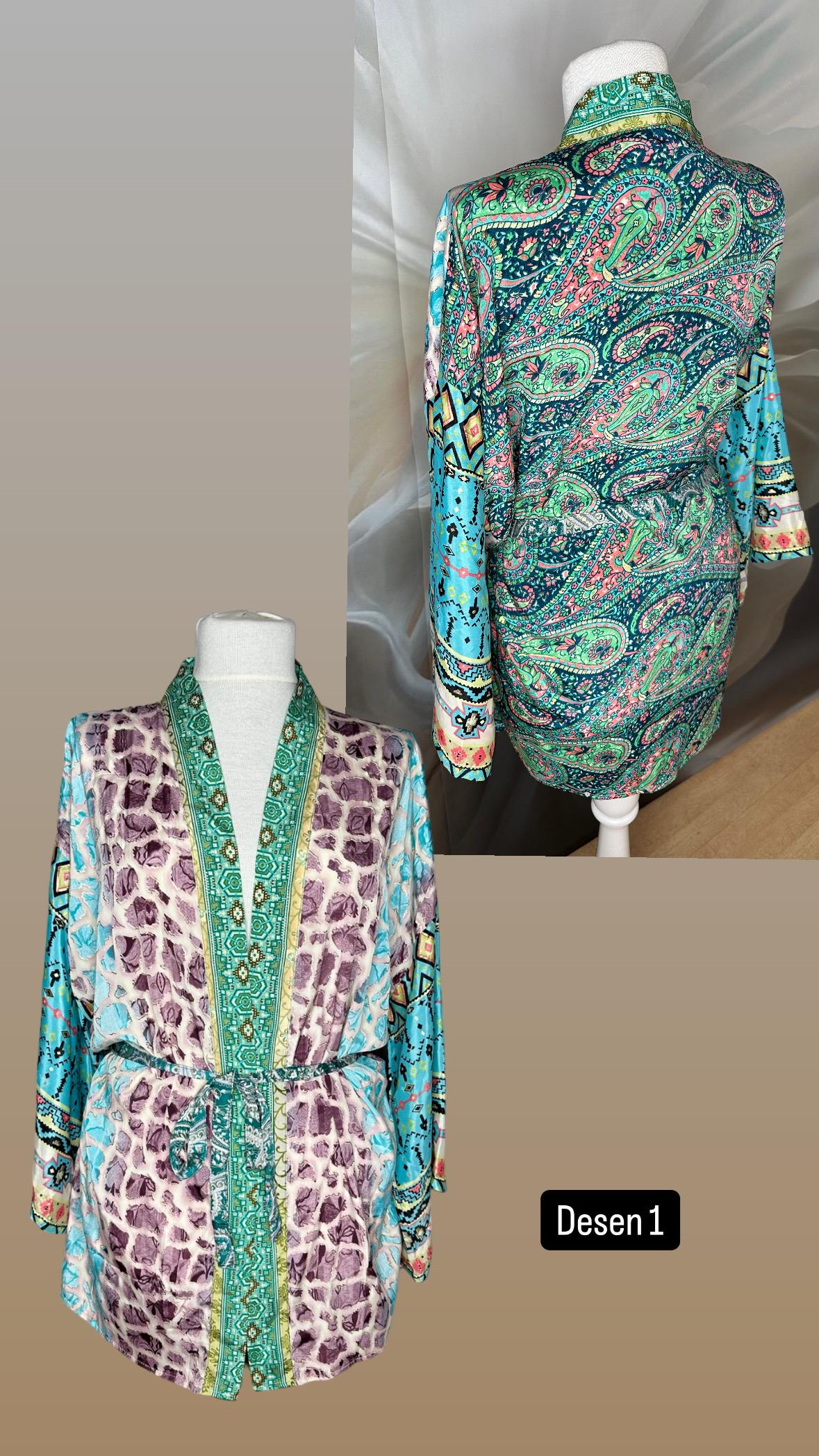 Hint İpeği Kimono 4171