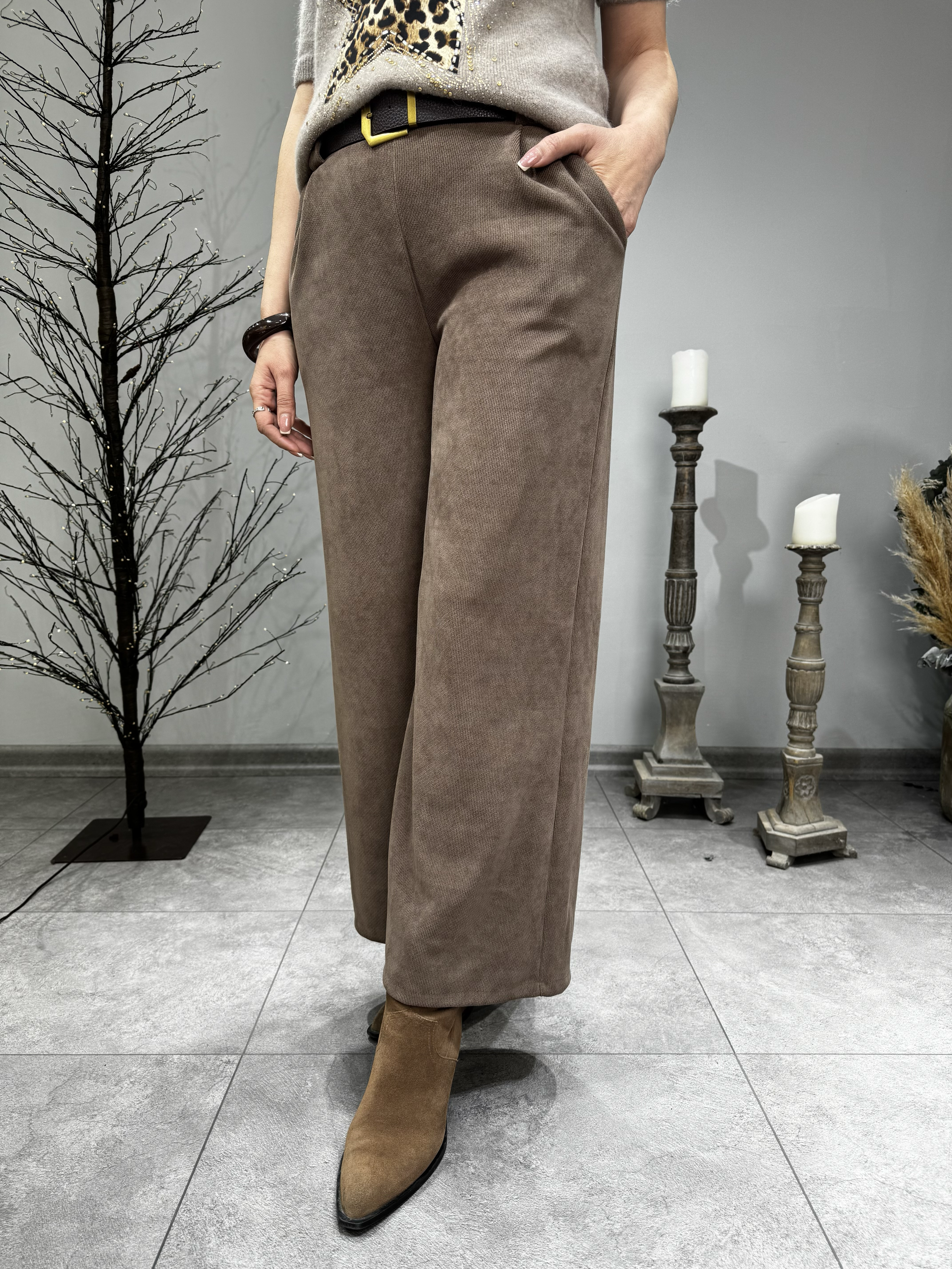 İnce Fitilli Kadife İthal Pantolon 2767 · 6