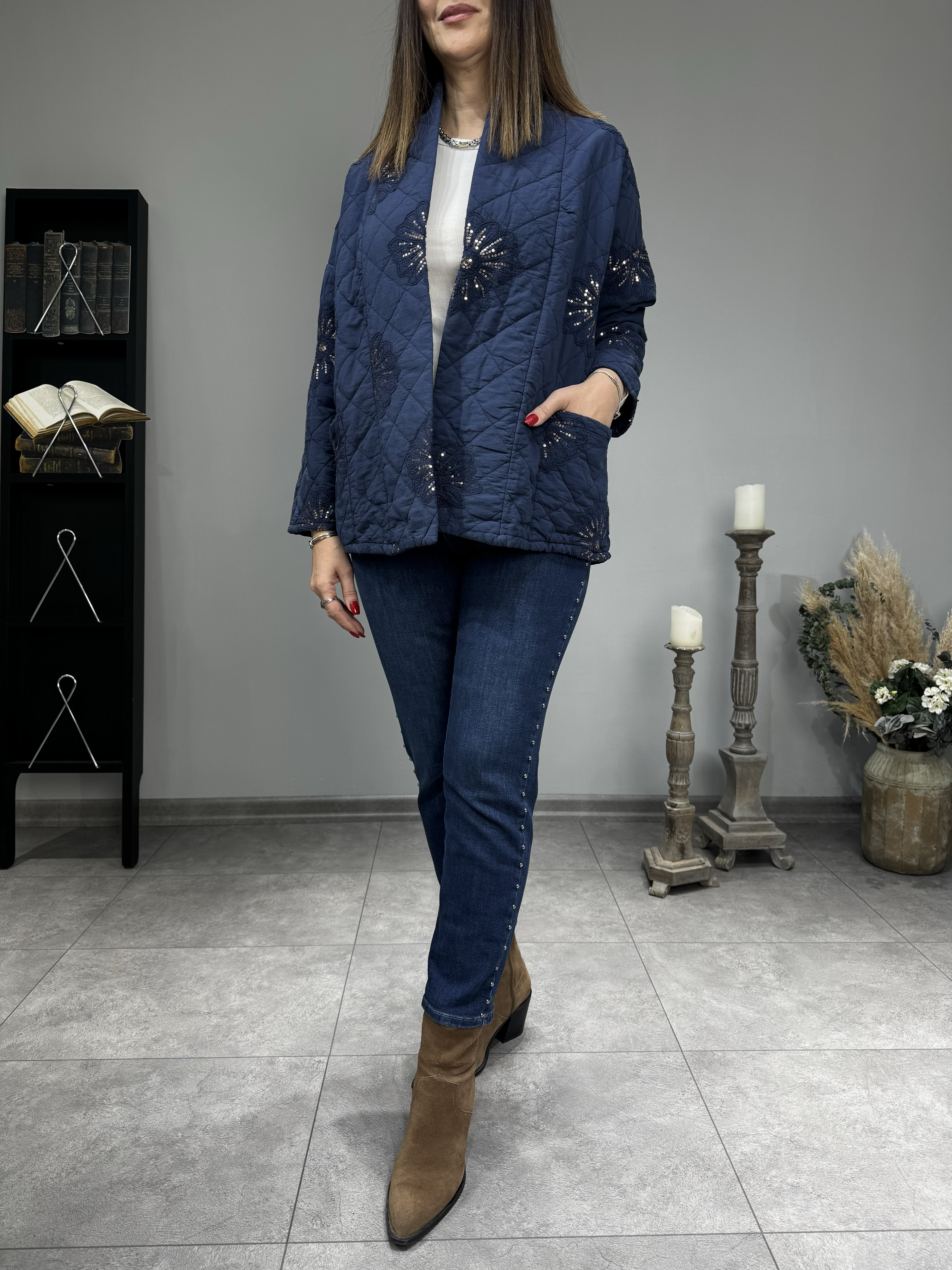 İthal Kapitone Ceket 2572 · 8