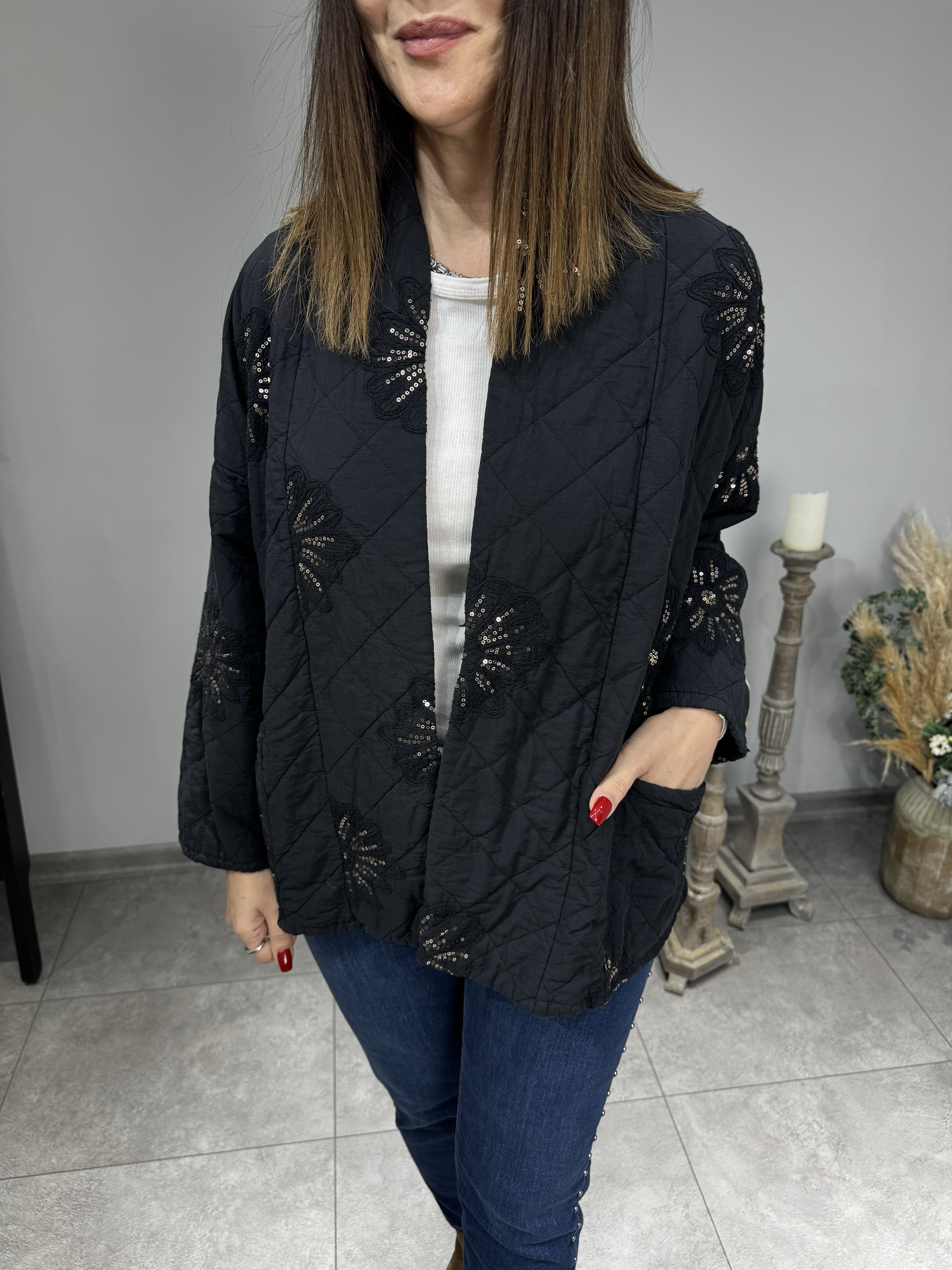 İthal Kapitone Ceket 2572 · 3