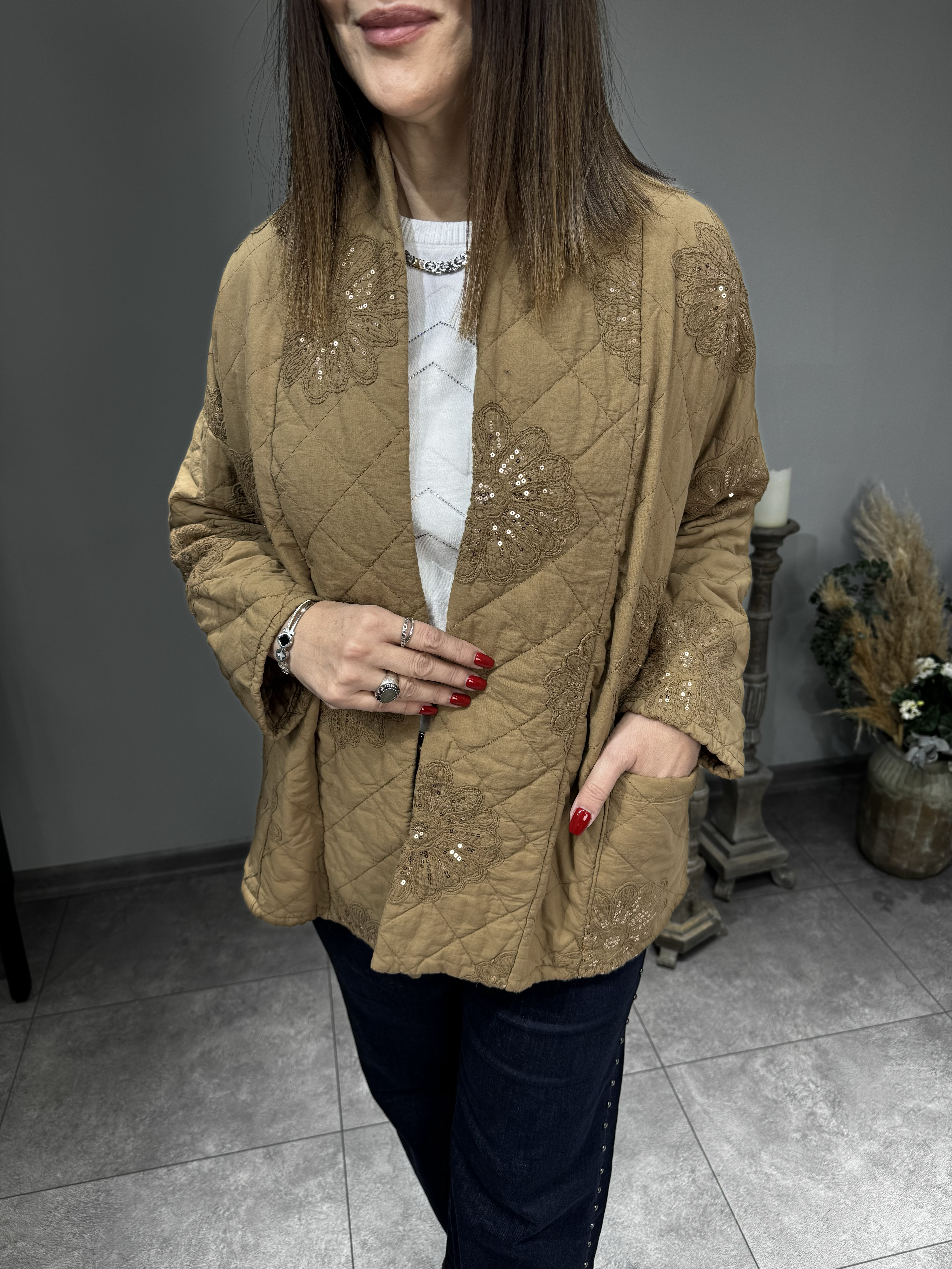 İthal Kapitone Ceket 2572 · 11