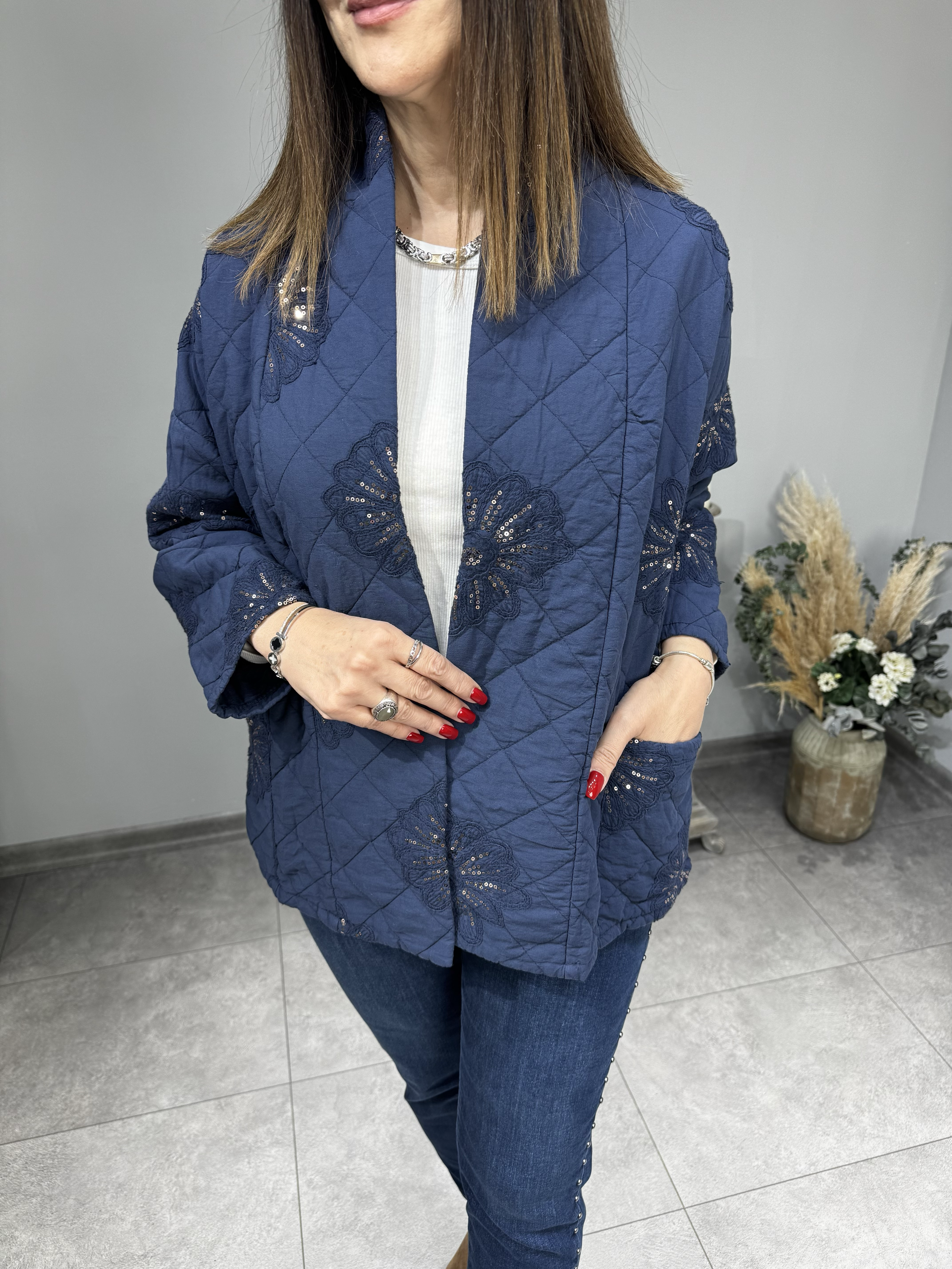 İthal Kapitone Ceket 2572