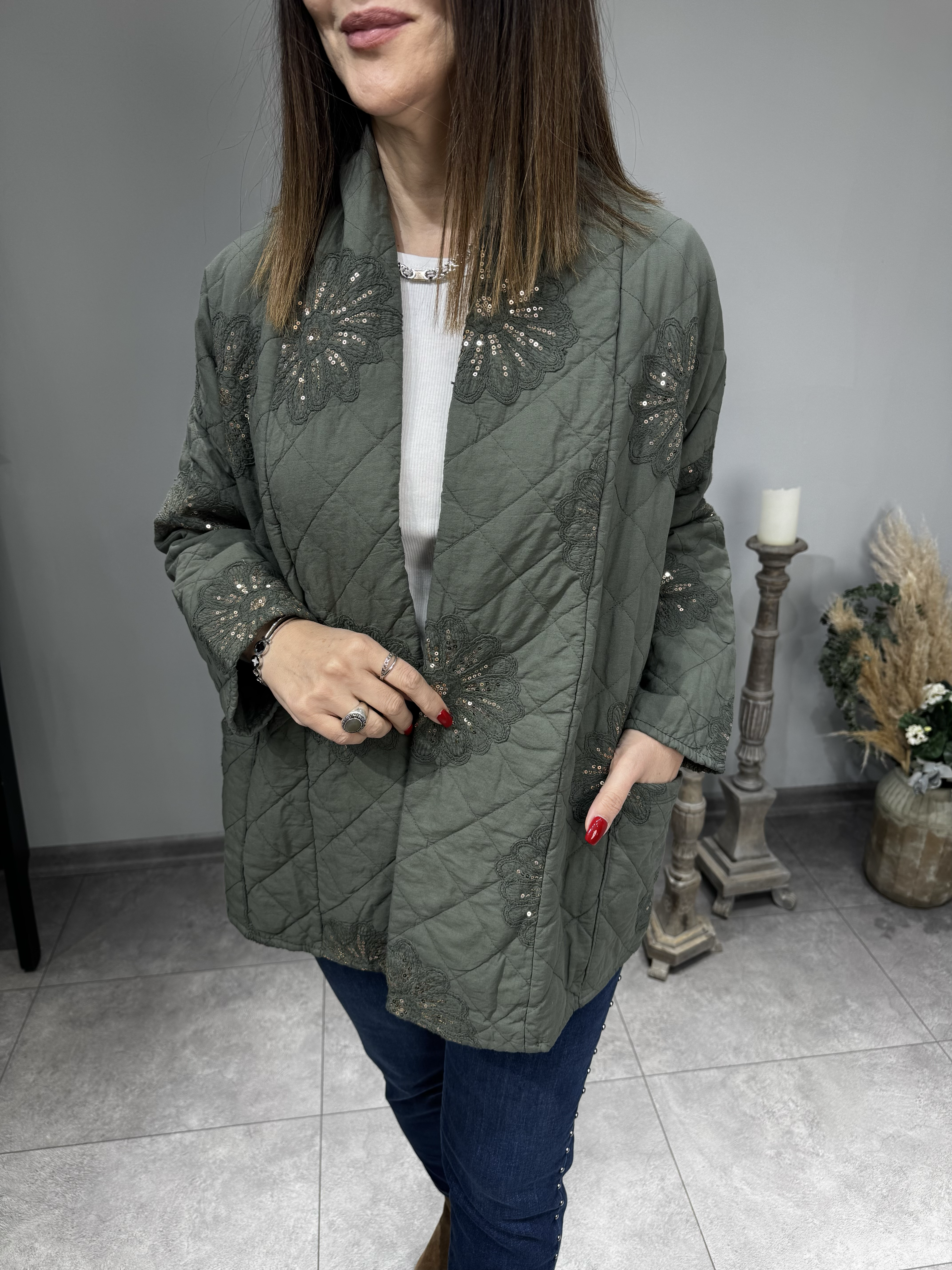 İthal Kapitone Ceket 2572 · 10