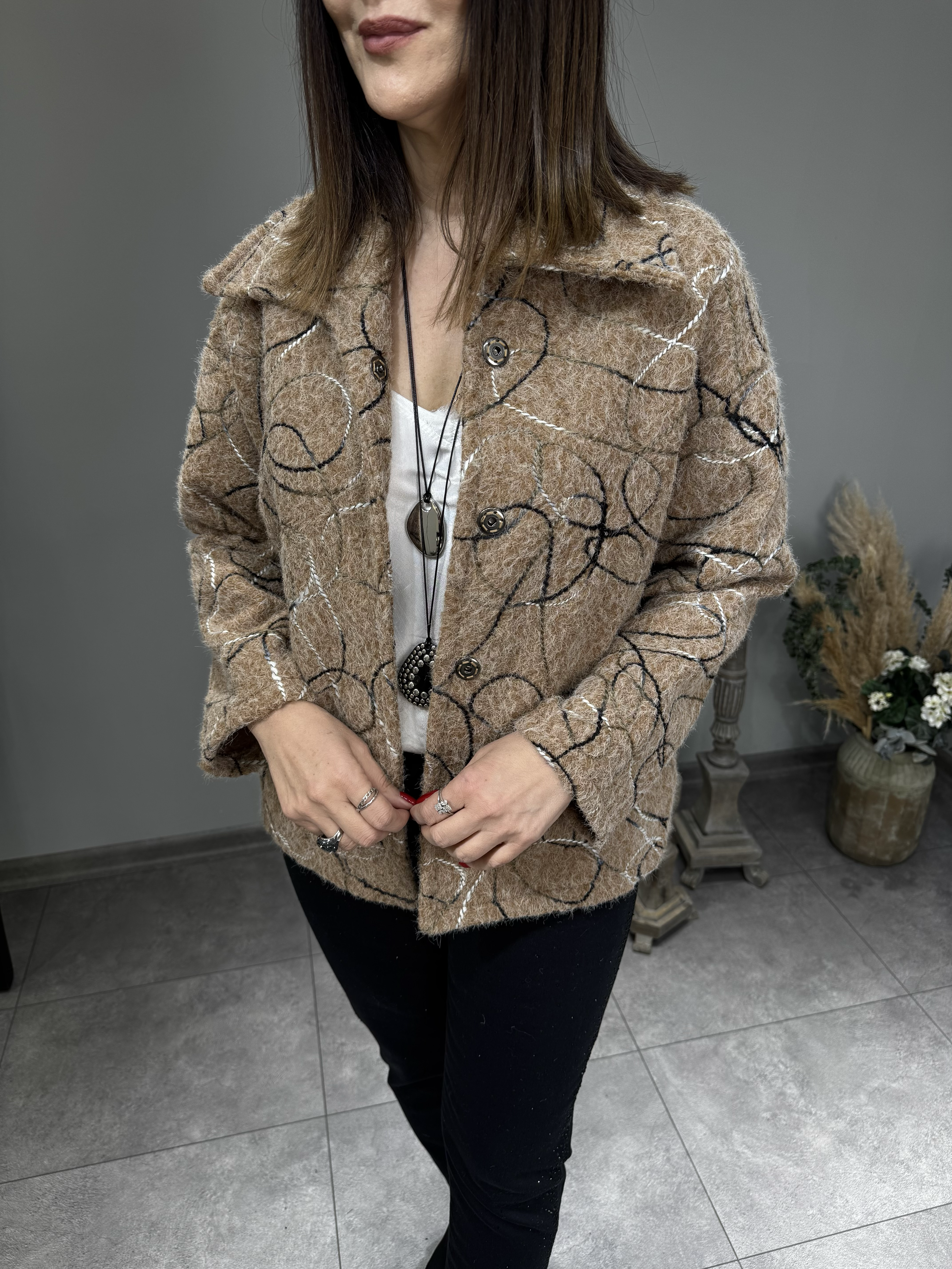 İthal Keçe Ceket 2557