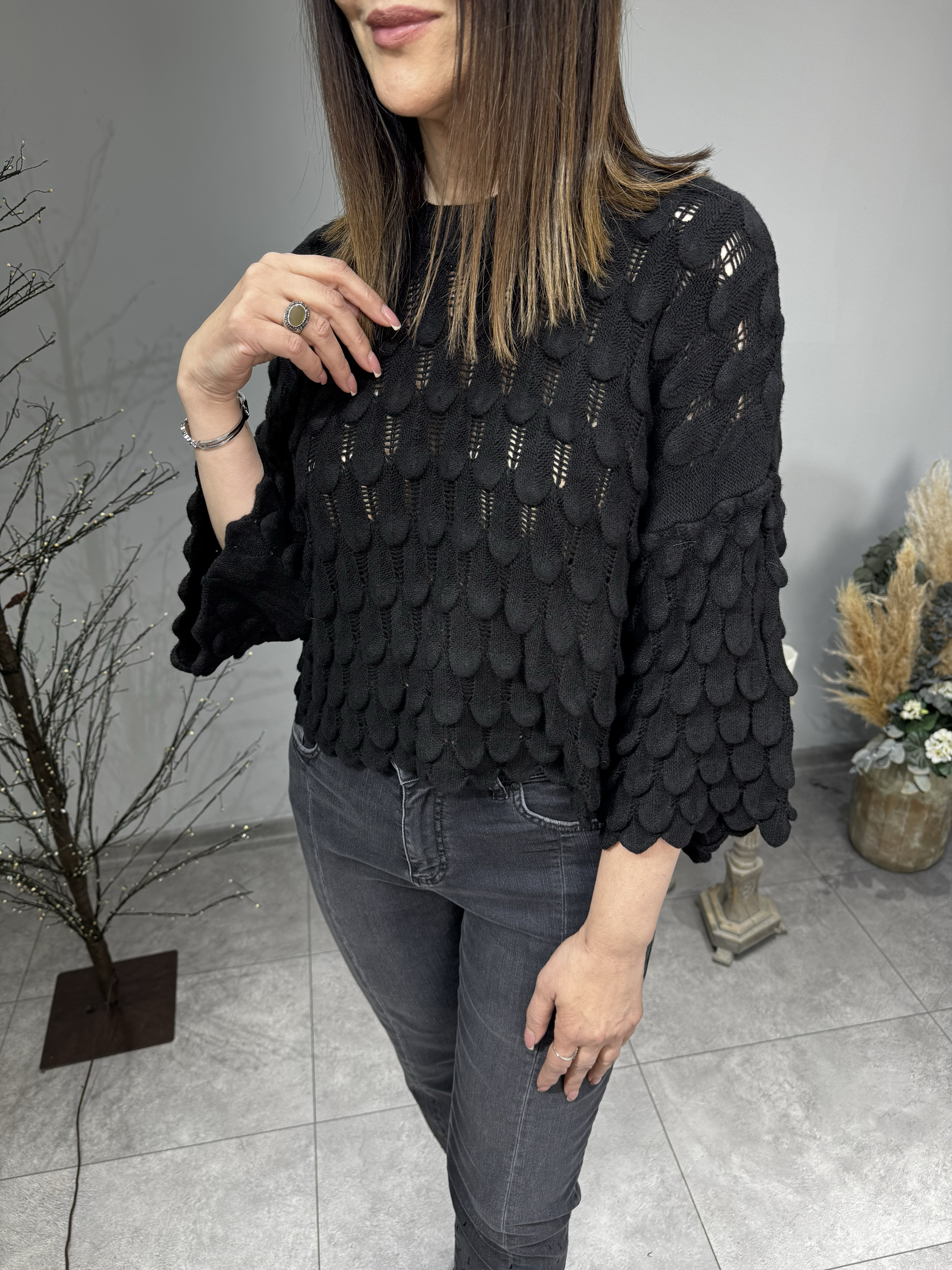 Kabartma Desenli İthal Triko 2731 · 2