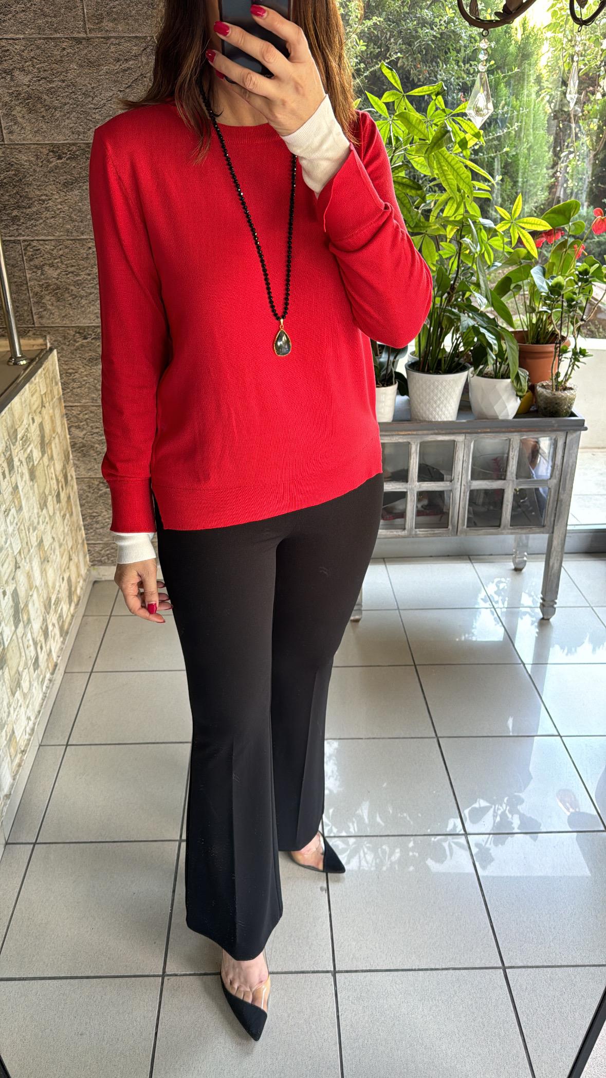 Kol Manşet Detaylı Triko 8152